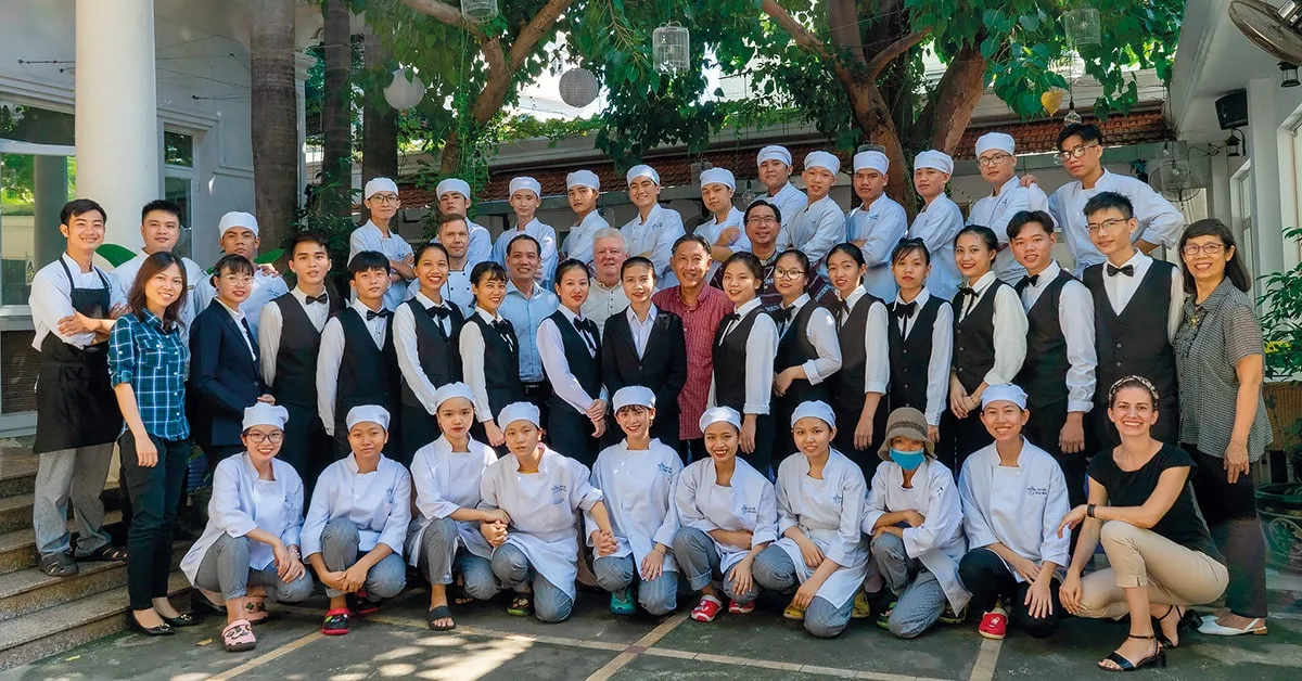 Escola de hotelaria no Vietname