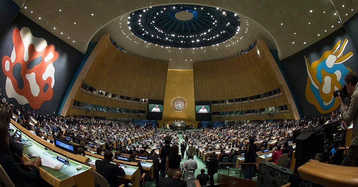 Papa Francisco discursa na ONU